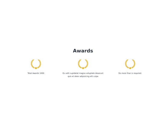 Awards with 3 cards