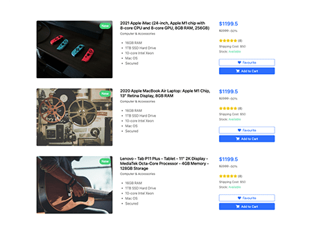 Product Listings: Discover, Rate, and Shop with Ease