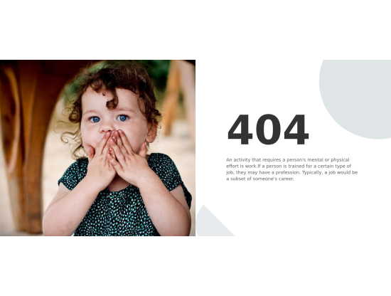 404 with description and left aligned image