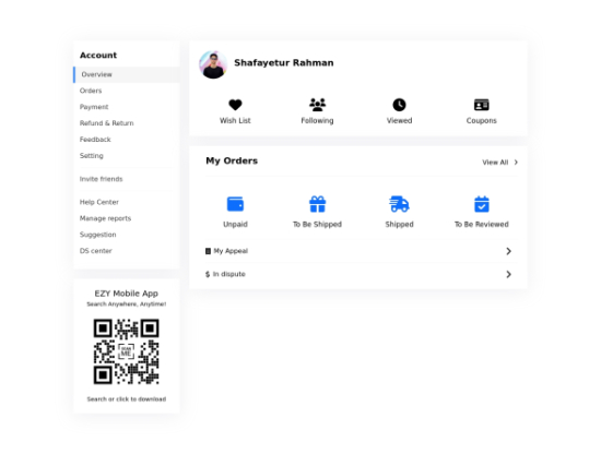 User Profile overview